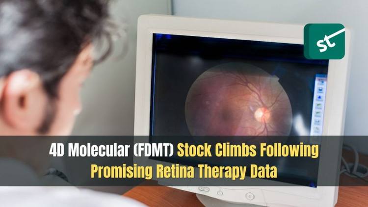 4D Molecular (FDMT) Stock Climbs Following Promising Retina Therapy Data